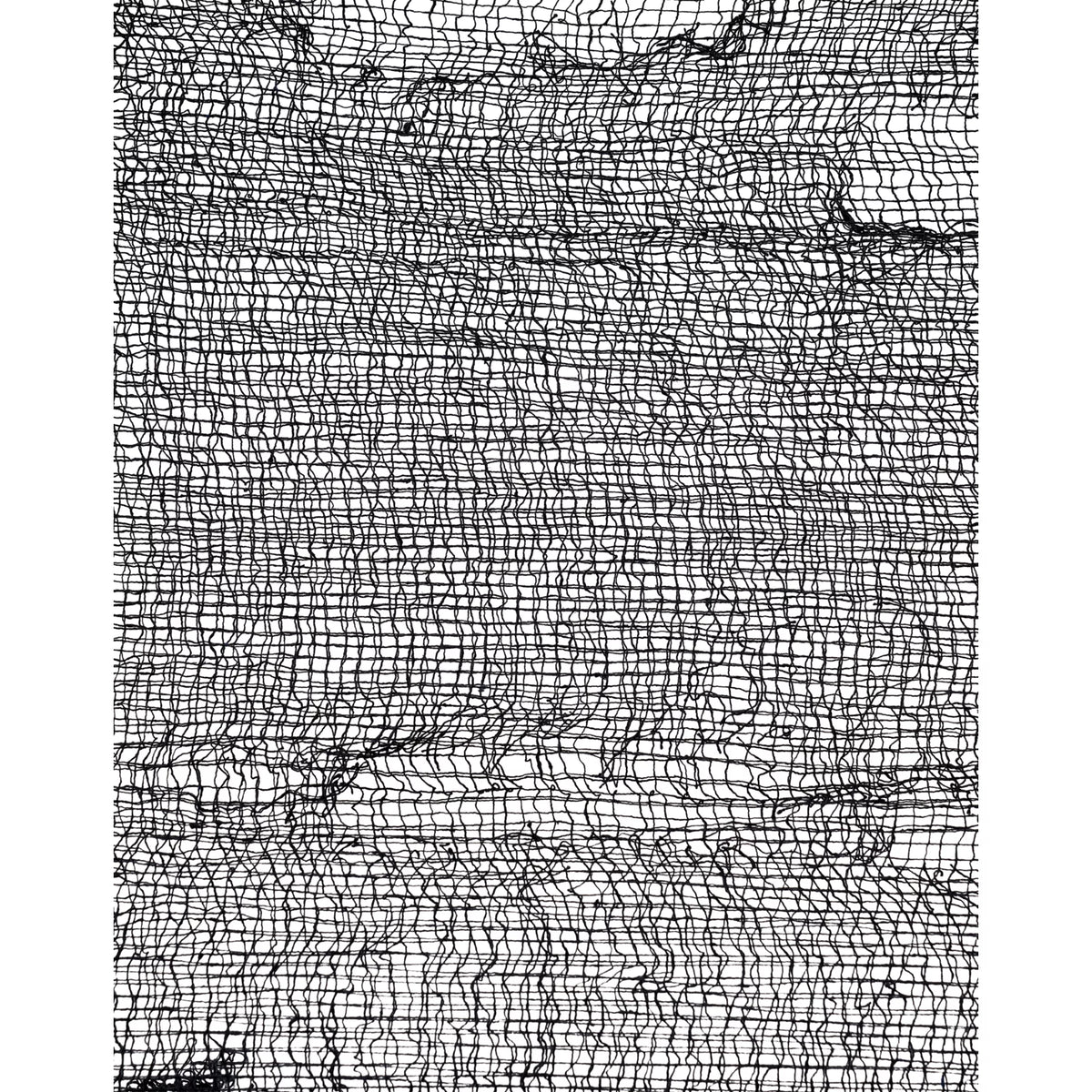 9.5 Ft Black Loose Weave Fabric