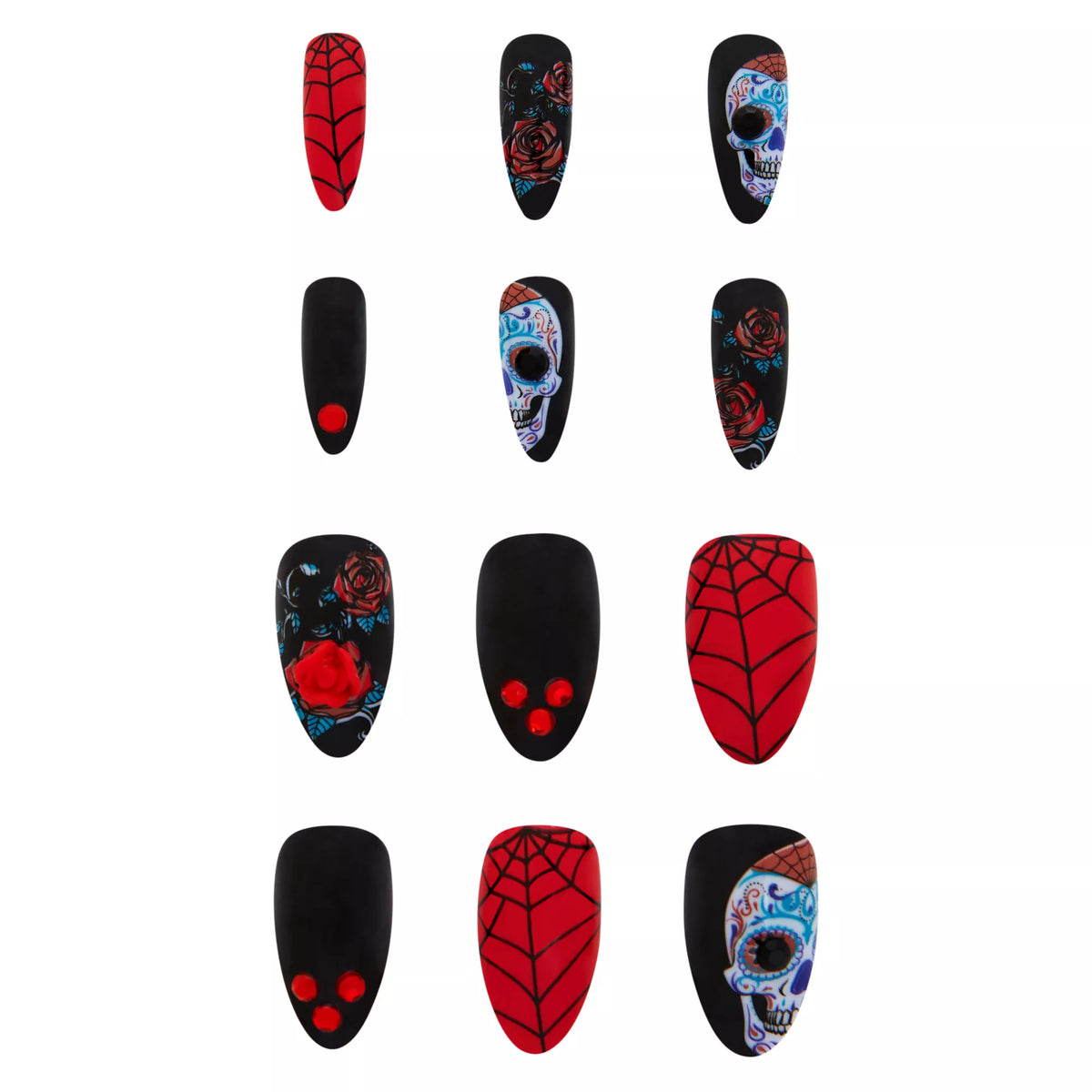 Day of the Dead Press-On Nails