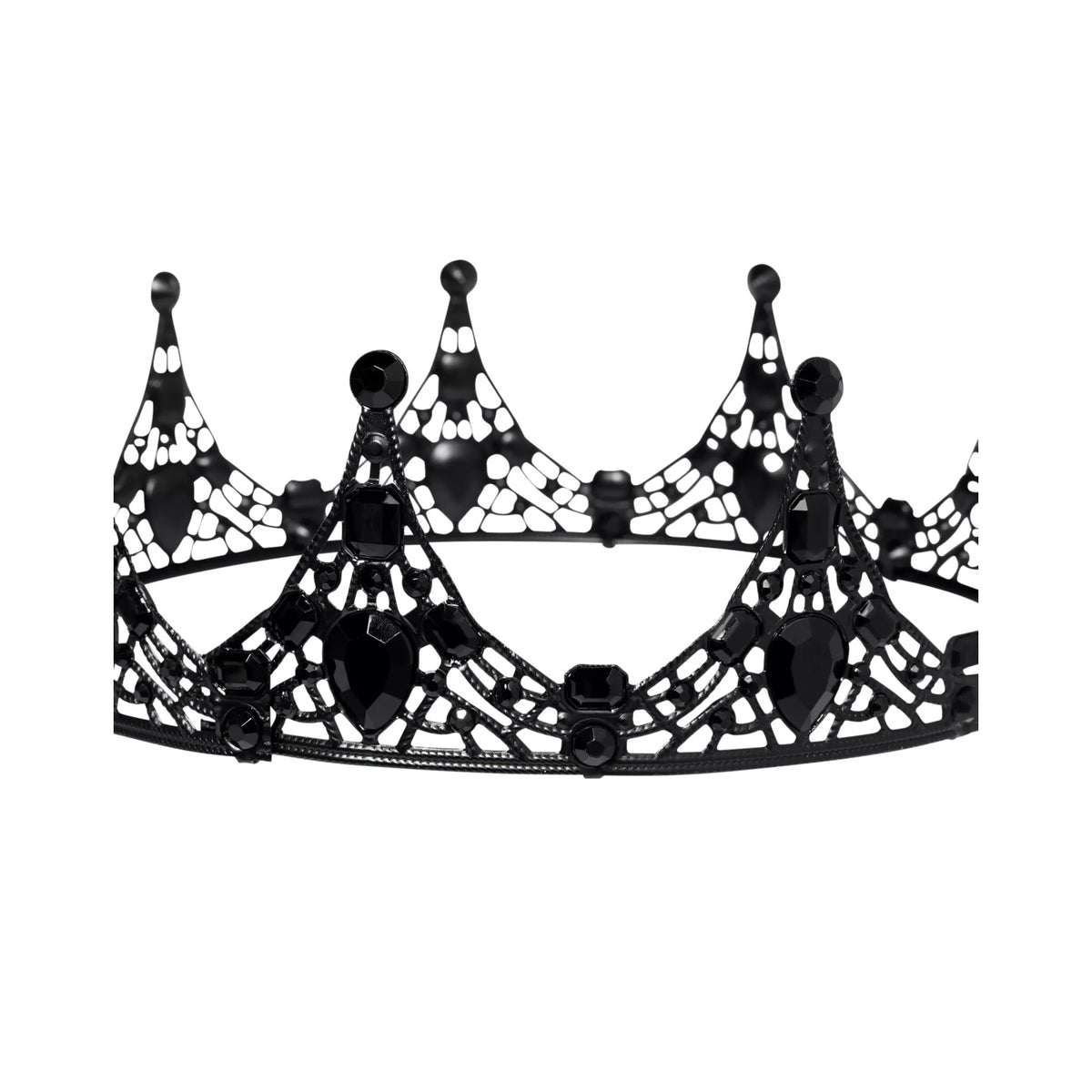 Black Skeleton Crown