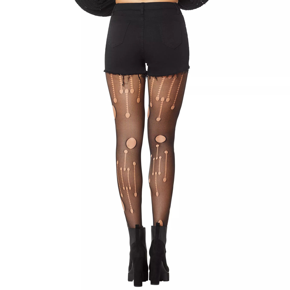 Distressed Plus Size Tights