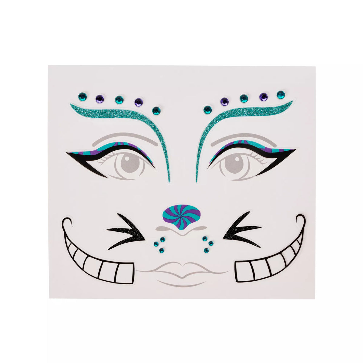 Mischievous Cat Face Decals