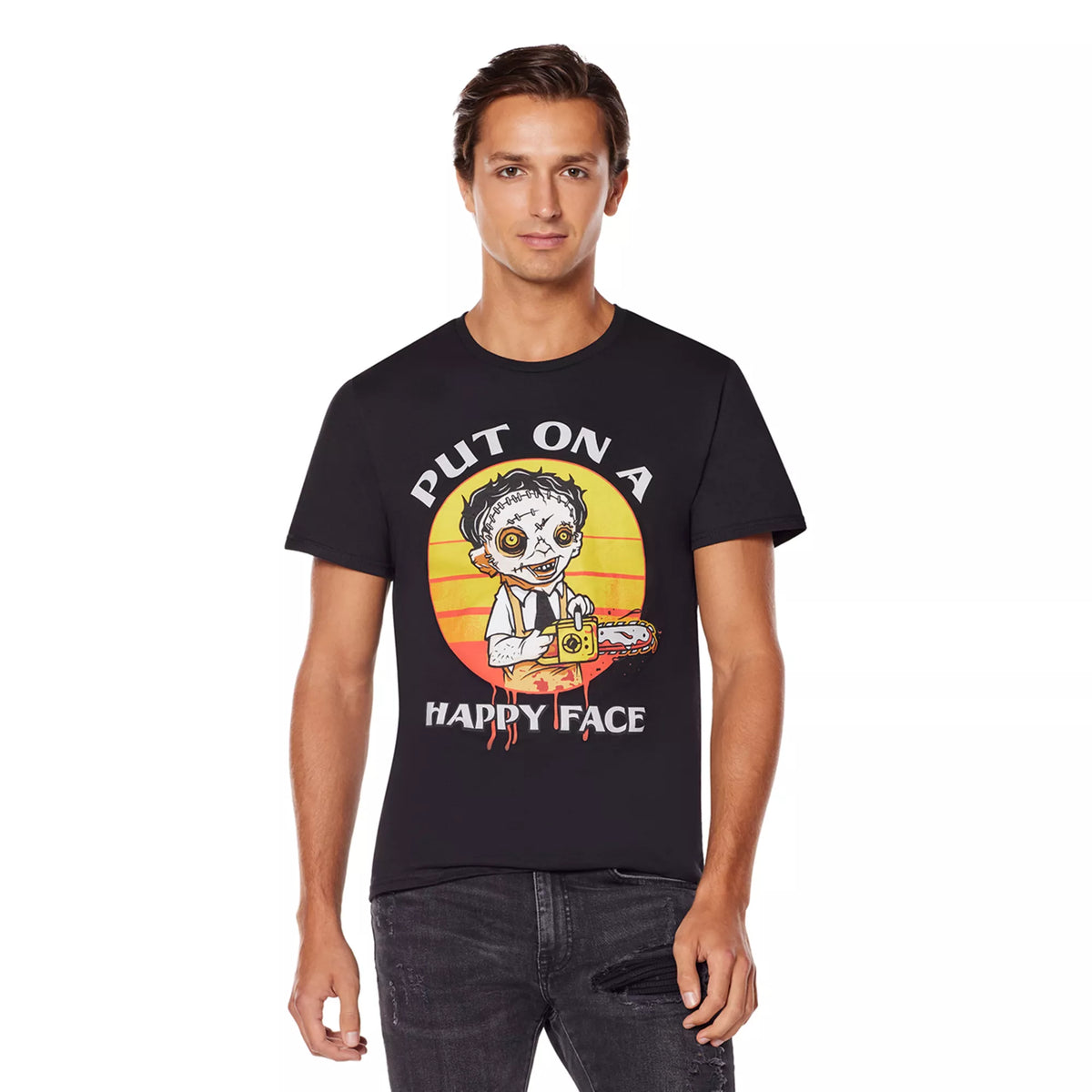 Happy Leatherface T Shirt - The Texas Chainsaw Massacre