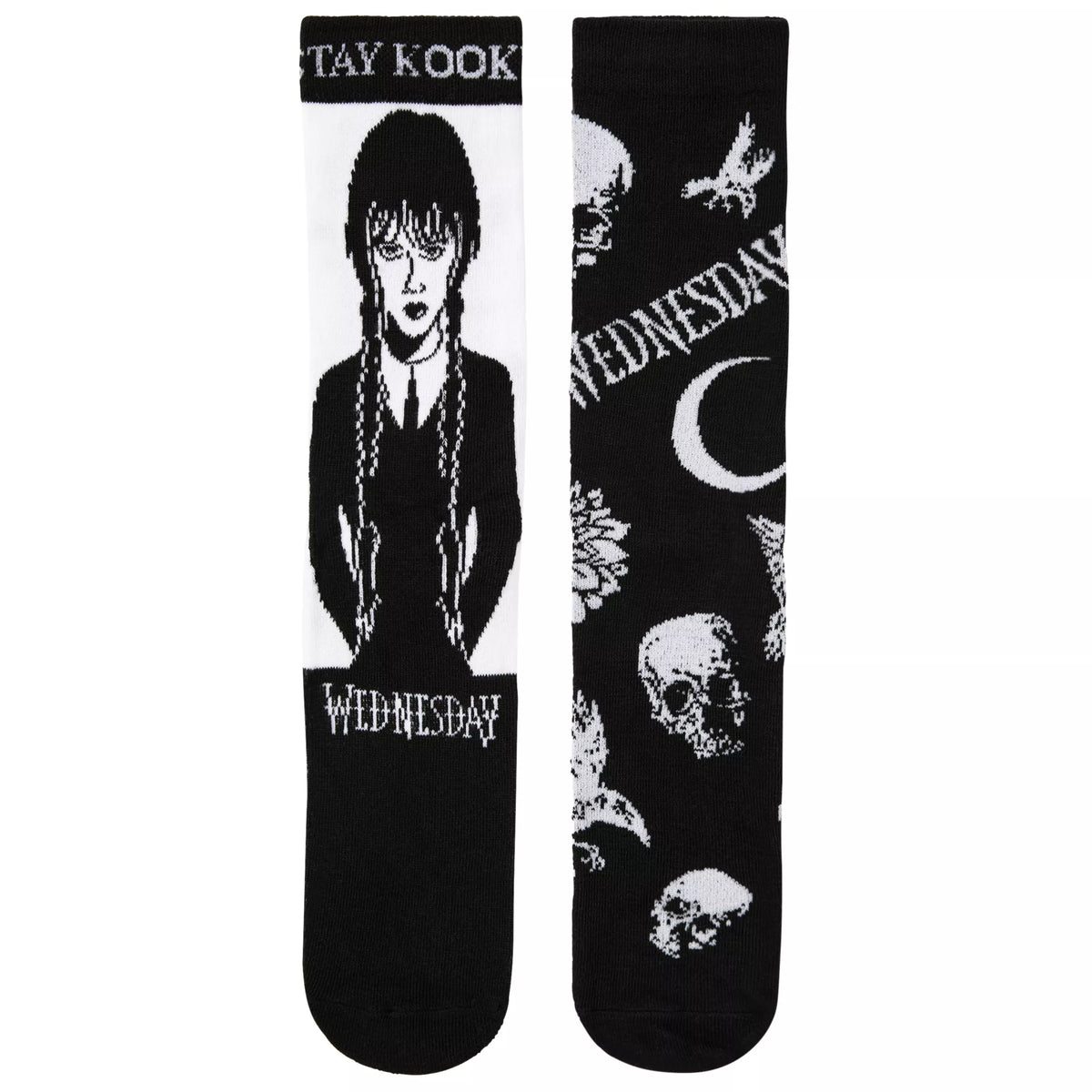 Wednesday Addams Crew Socks - 2 Pack