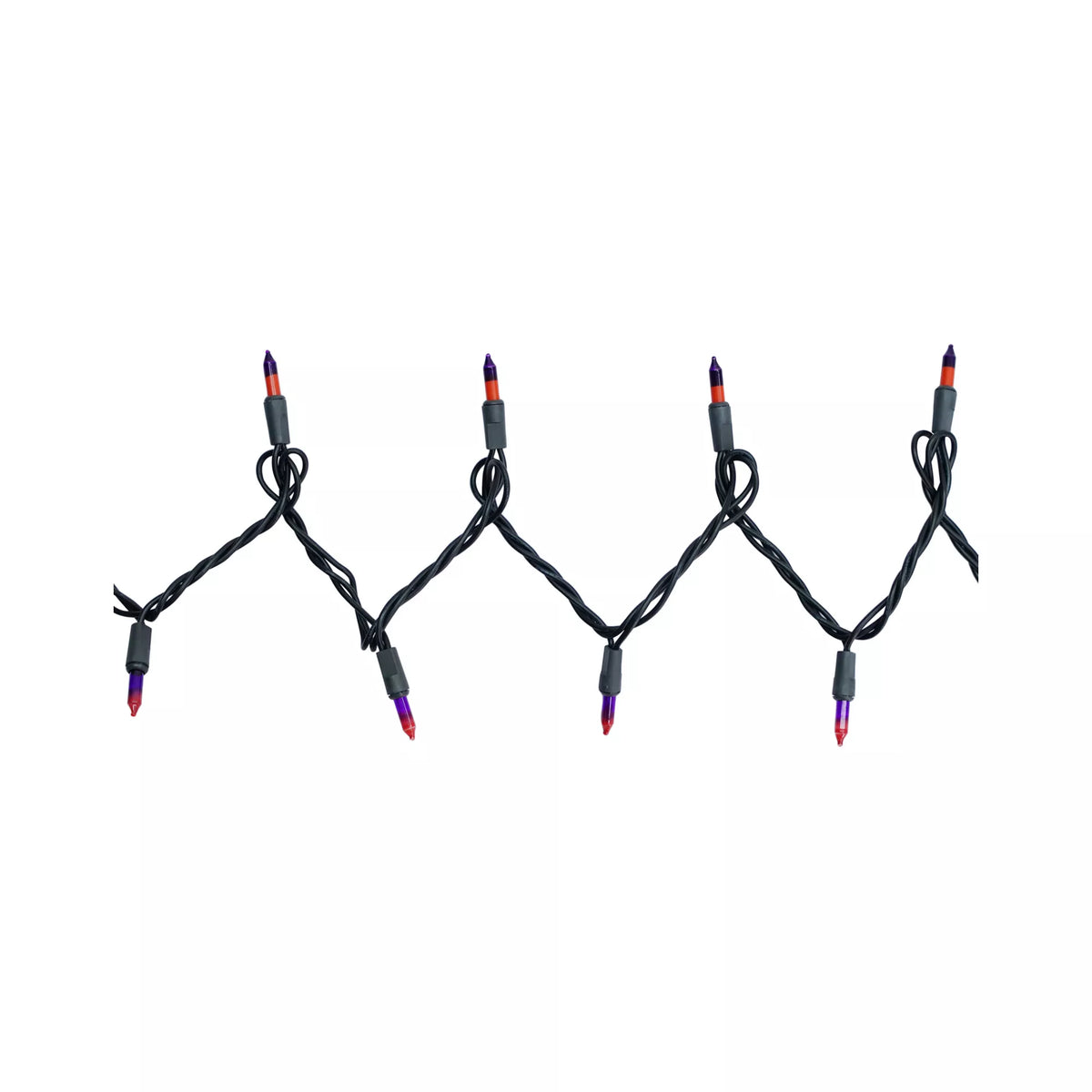 Double Orange and Purple String Lights