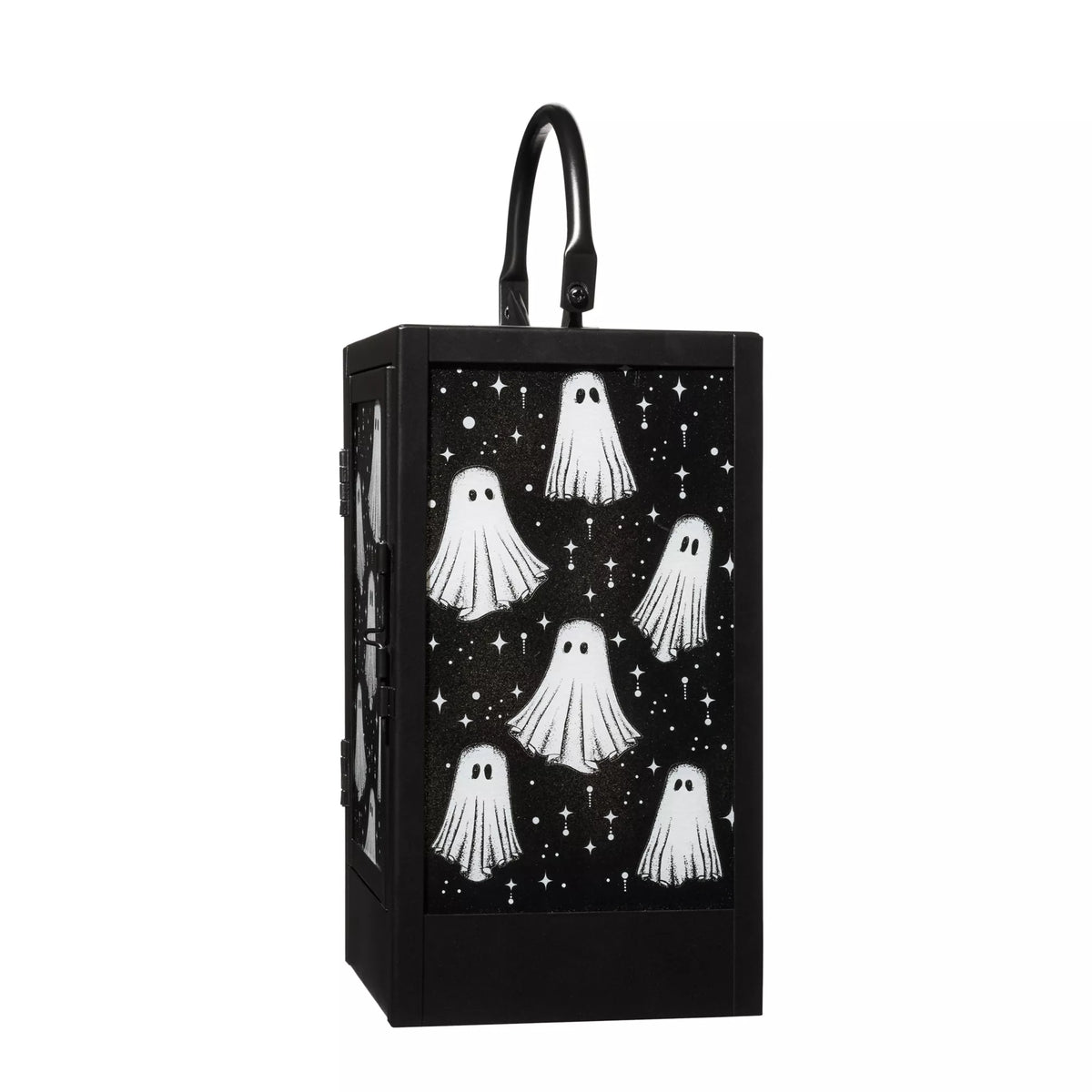 Black and White Glass Ghost Lantern