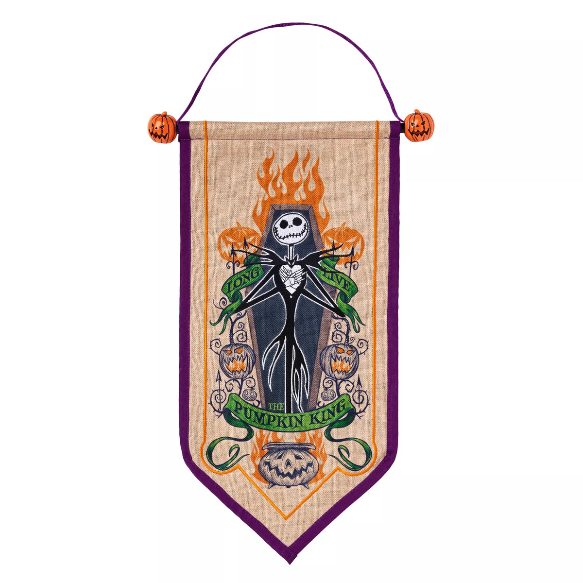 Long Live the Pumpkin King Banner - The Nightmare Before Christmas