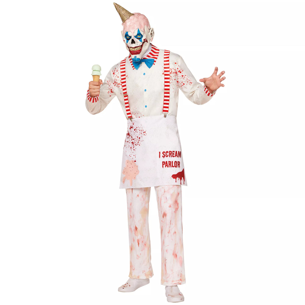 Adult I-Scream Man Clown Costume