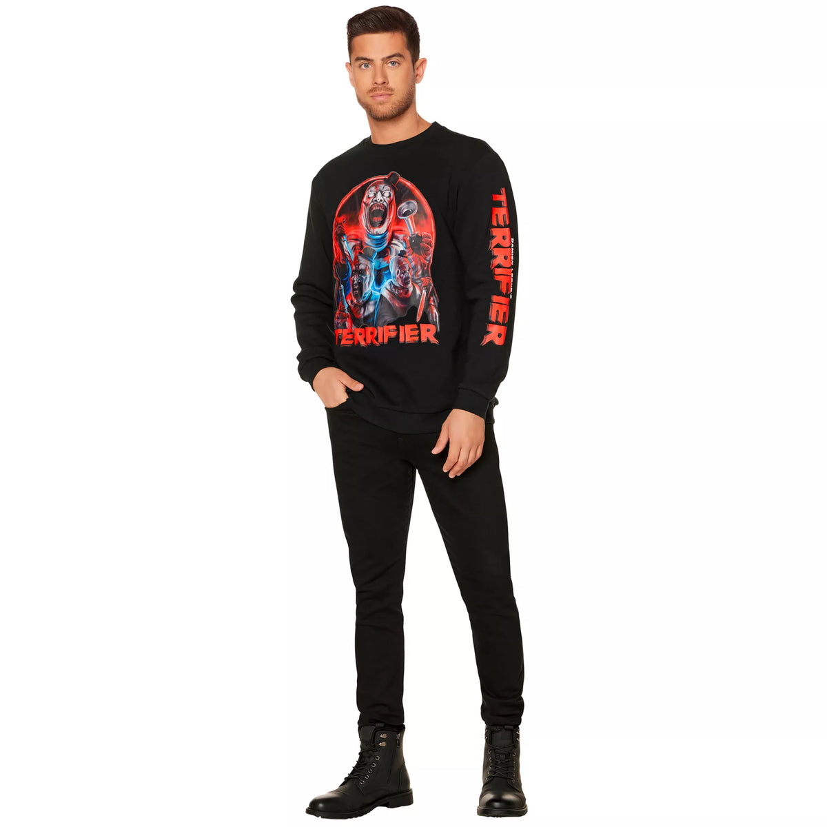 Art the Clown Slasher Crewneck Sweatshirt - Terrifier