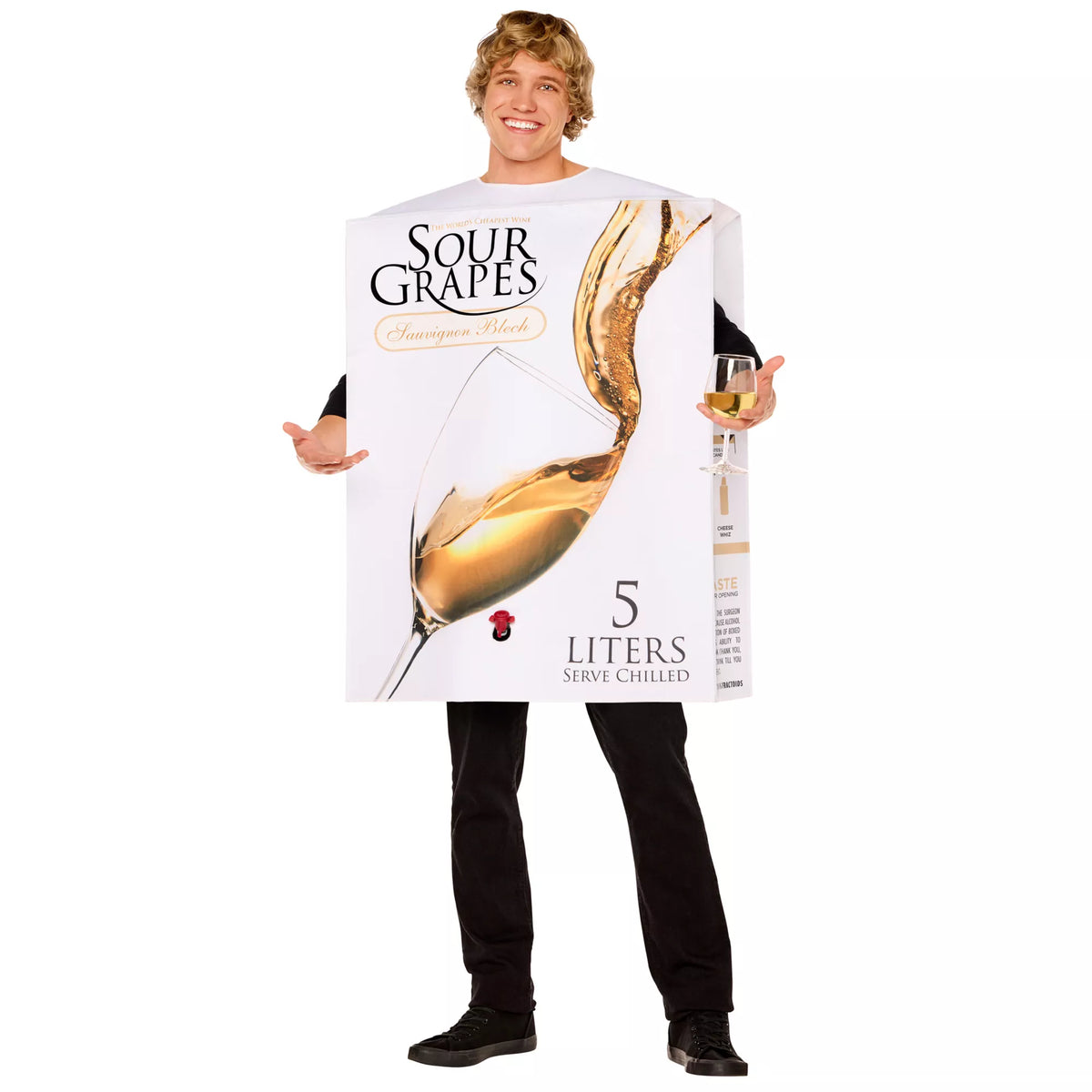 Adult Wine Box 3D Costume