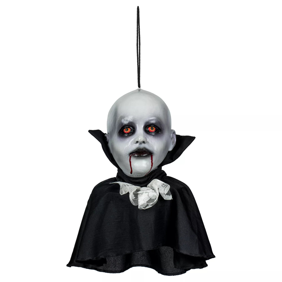 Hanging Vampire Bust Static Prop