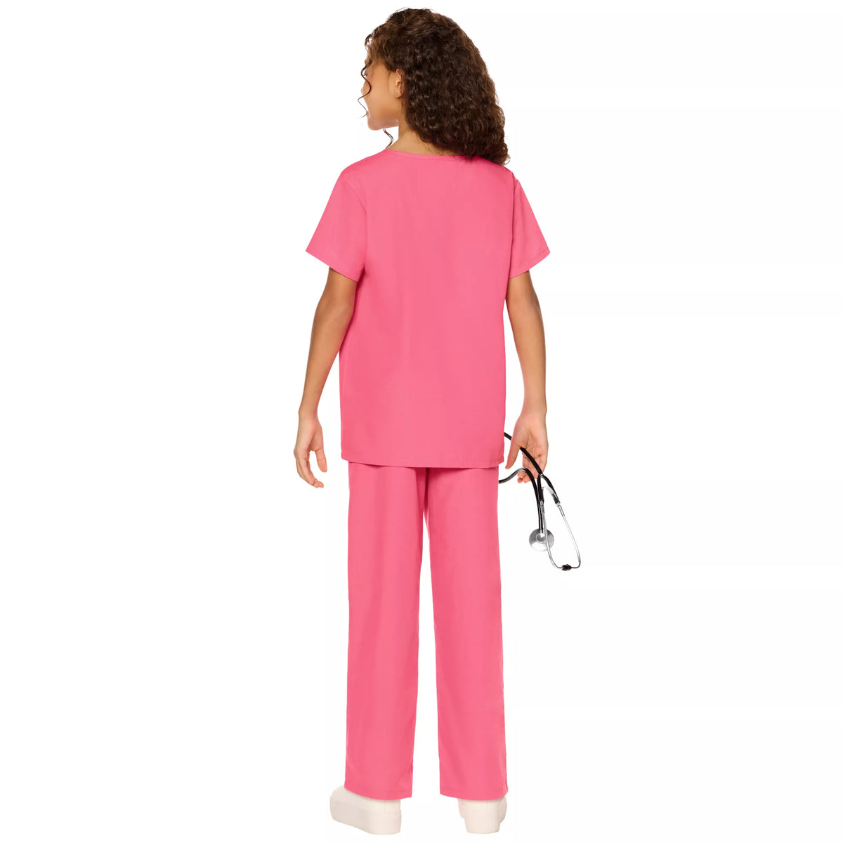 Kids Pink Medical Scrubs Costume