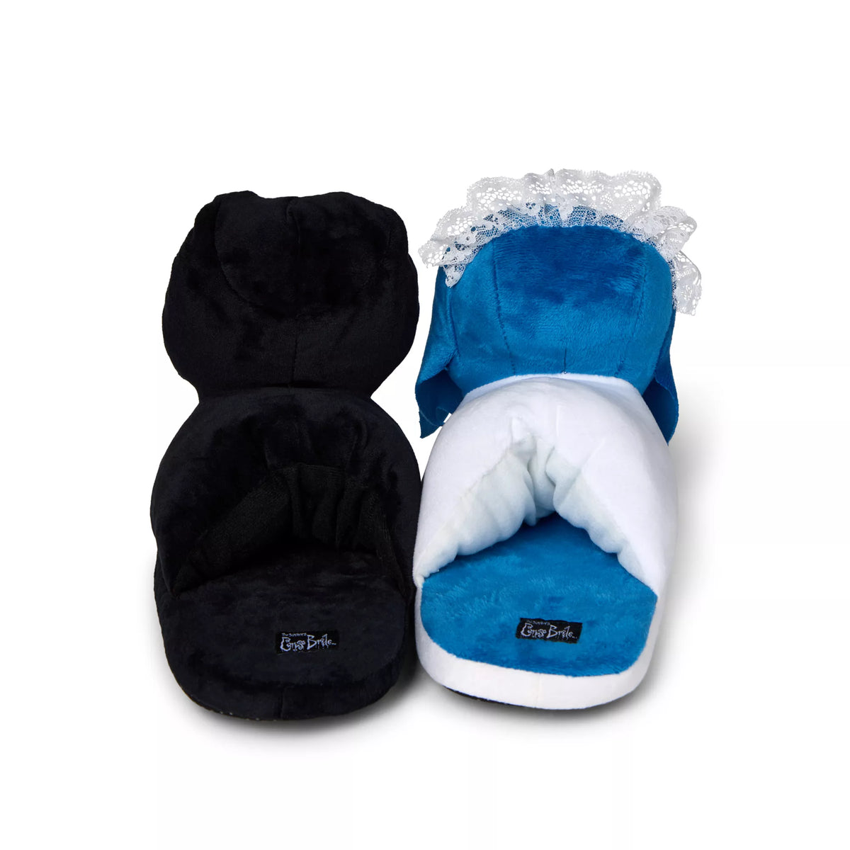 Victor and Emily Plush Slippers - Corpse Bride