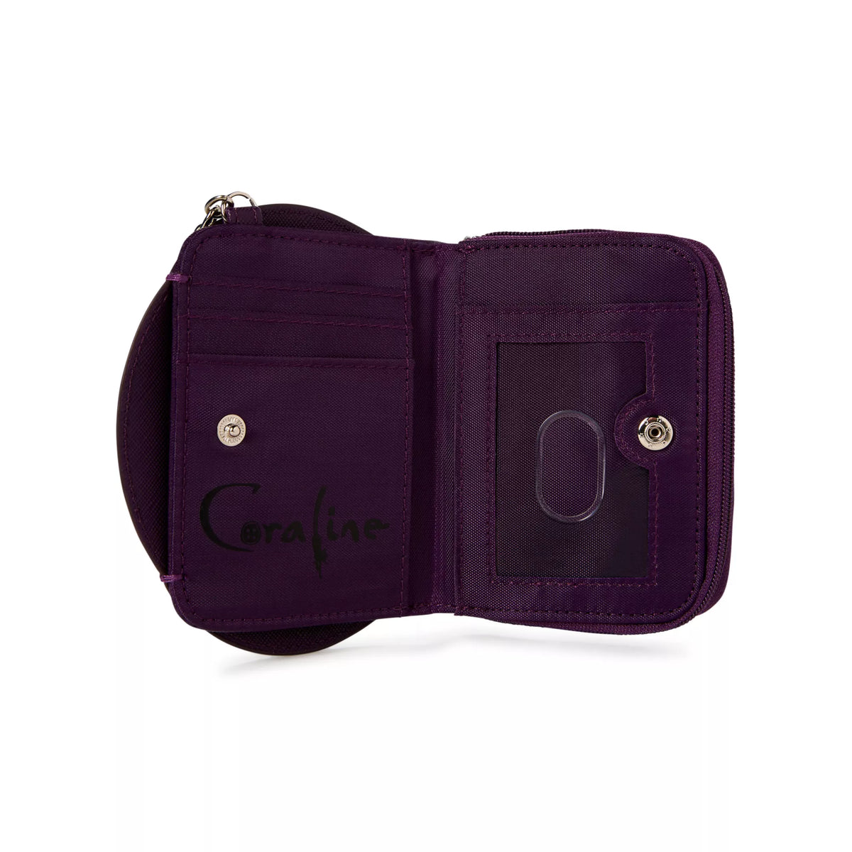 Coraline Face Circle Zip Wallet