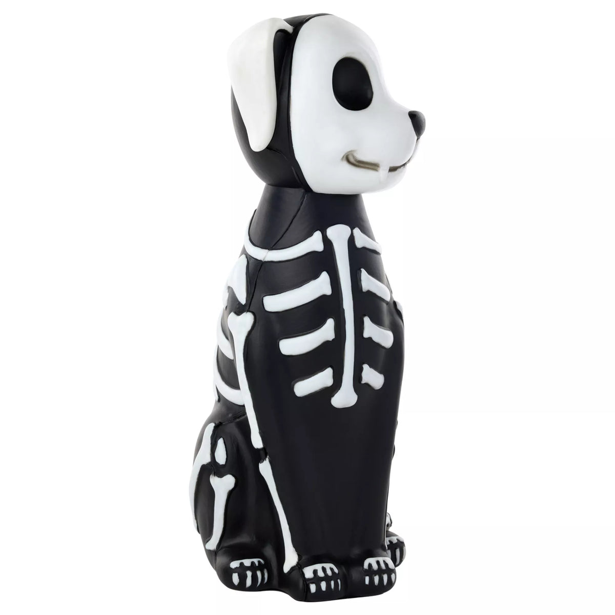 10" Light-Up Blow Mold Skeleton Dog