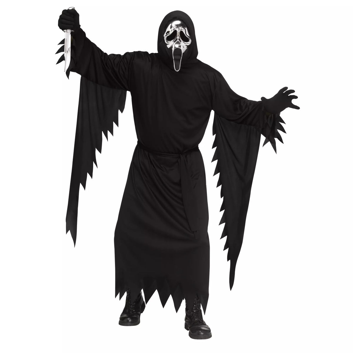 Adult Chrome Ghost Face Costume