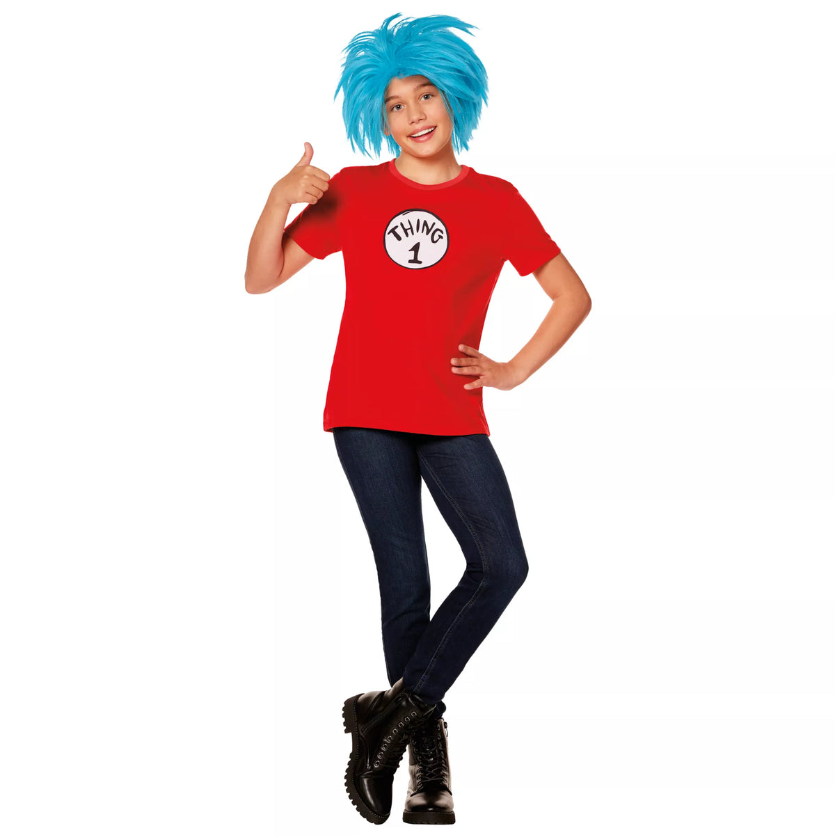 Kids Thing 1 and Thing 2 Costume Kit - The Cat in the Hat