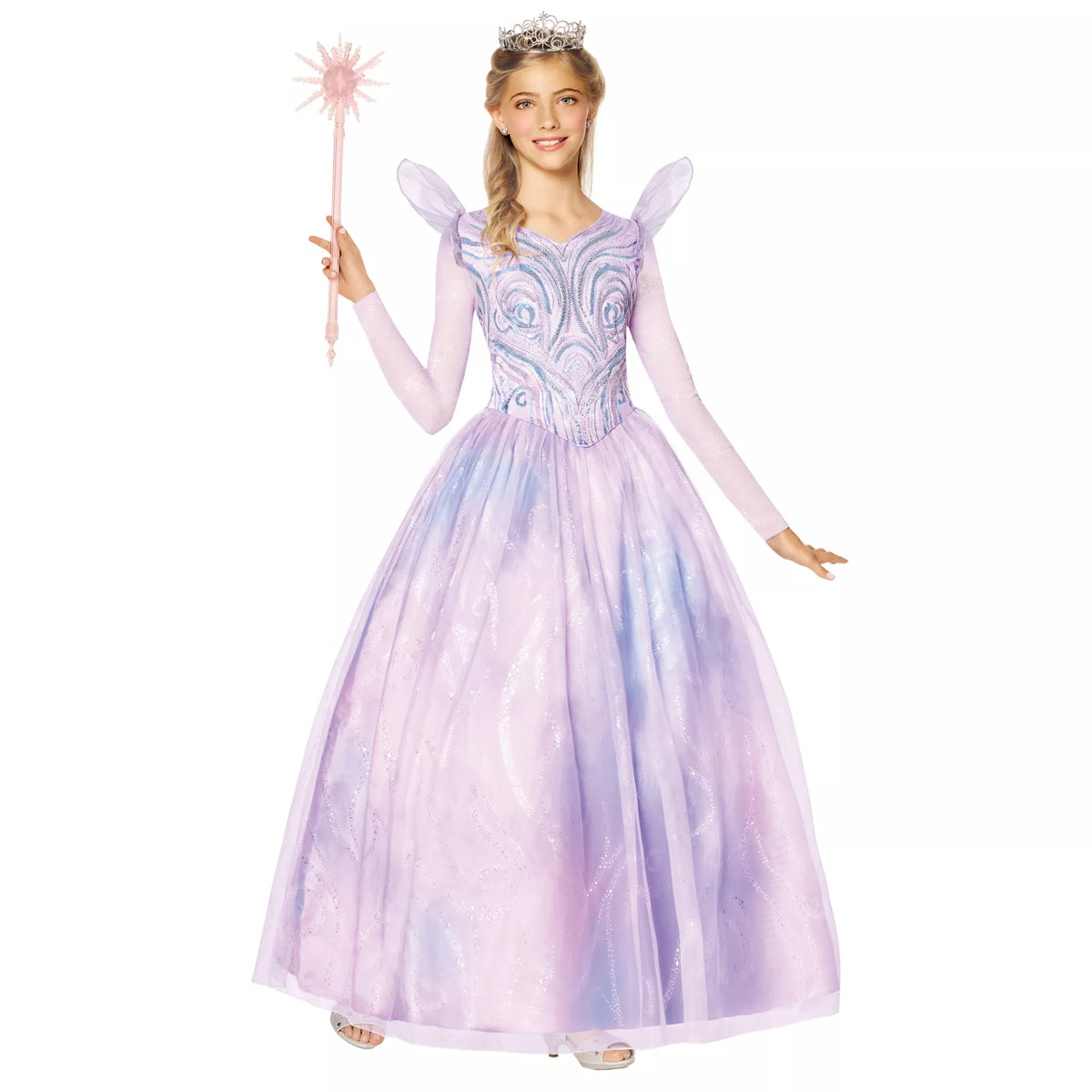 Kids Glinda Blue Dress Costume -  Wicked: For Good