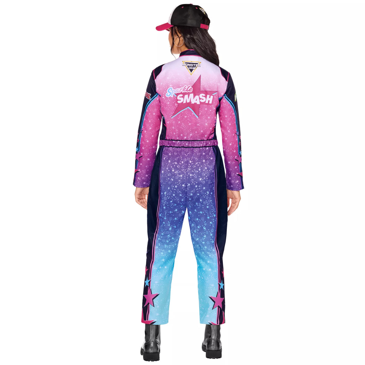 Adult Sparkle Smash Jumpsuit Costume - Monster Jam